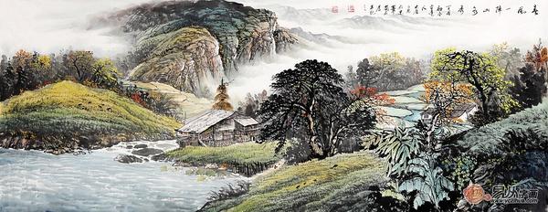 客厅挂画有什么讲究风景画,客厅挂画风水上有什么讲究