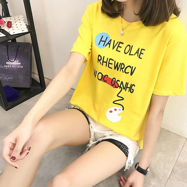 显瘦经典七分袖t恤,大码t恤女胖mm洋气遮肉