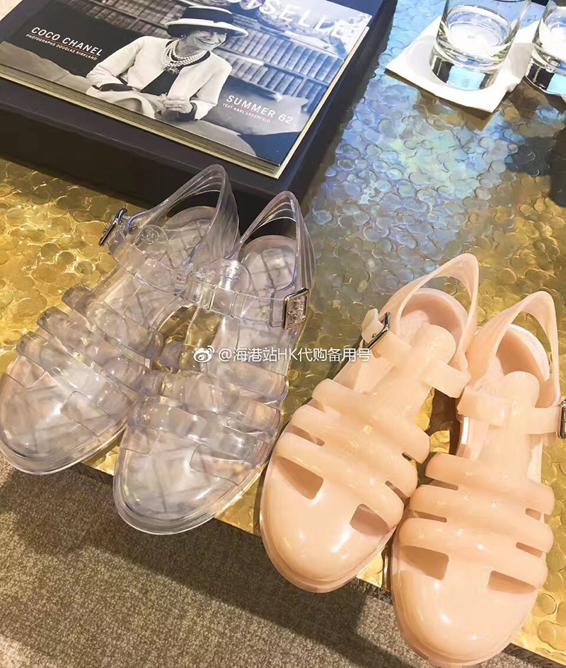 2014香奈儿新款女士凉鞋,香奈儿凉鞋女塑料一万多
