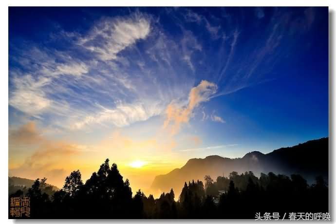 台湾阿里山仙境美如画,台湾省阿里山风景