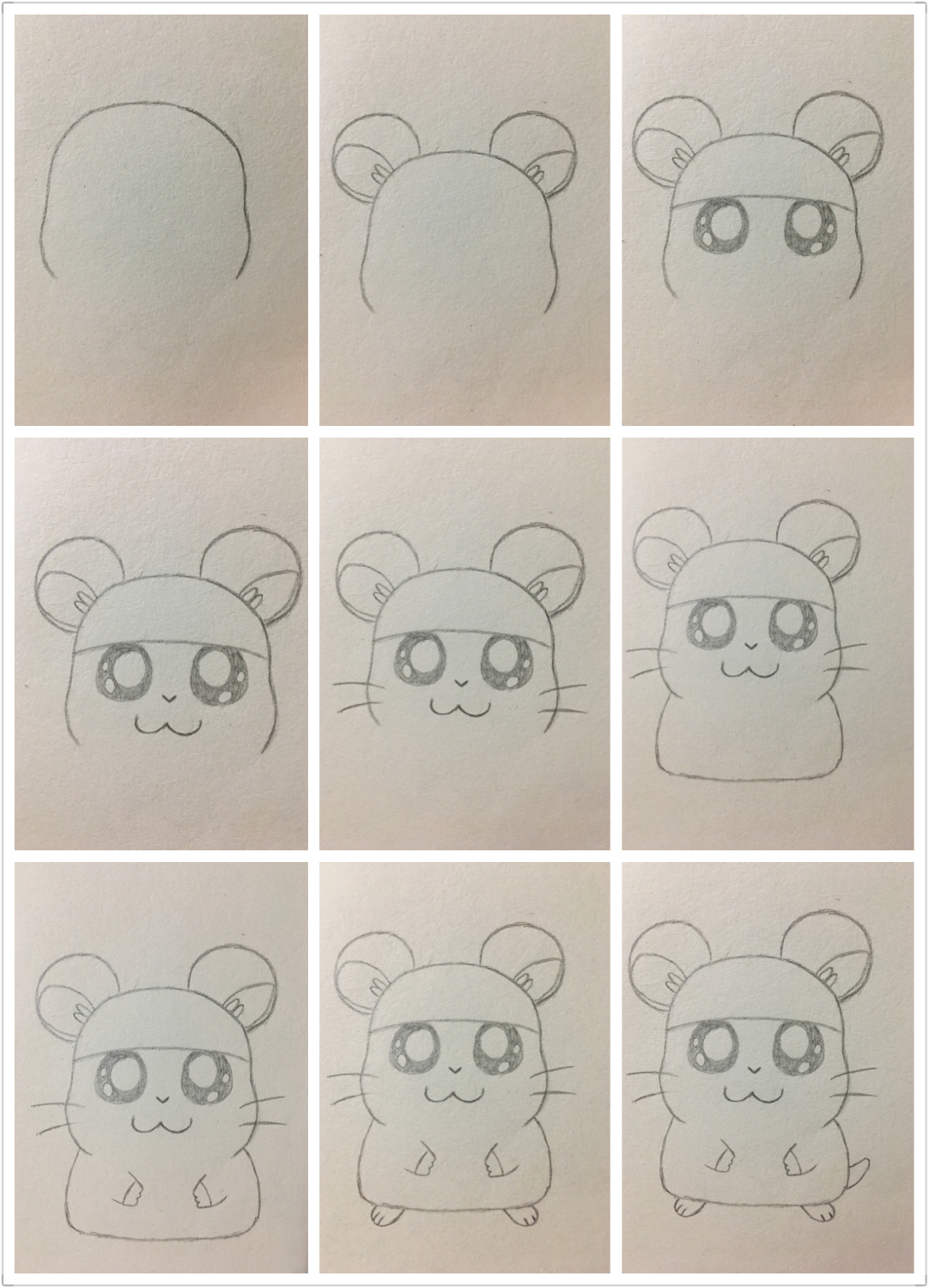 仓鼠的屋子的简笔画,简笔画小仓鼠