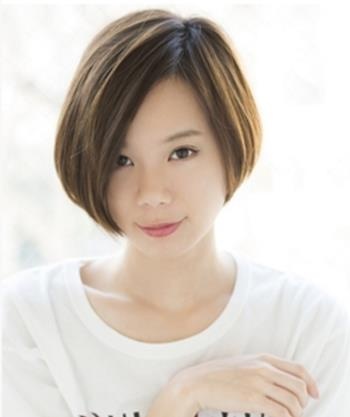 发际线高额头窄突出适合什么发型,额头短窄颧骨高适合最佳发型图片