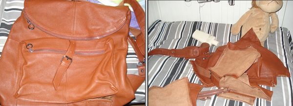 如何自己改造皮包,改造简单皮包包