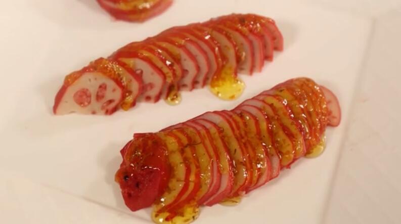 正宗糯米桂花藕的做法,桂花糯米藕做法过程