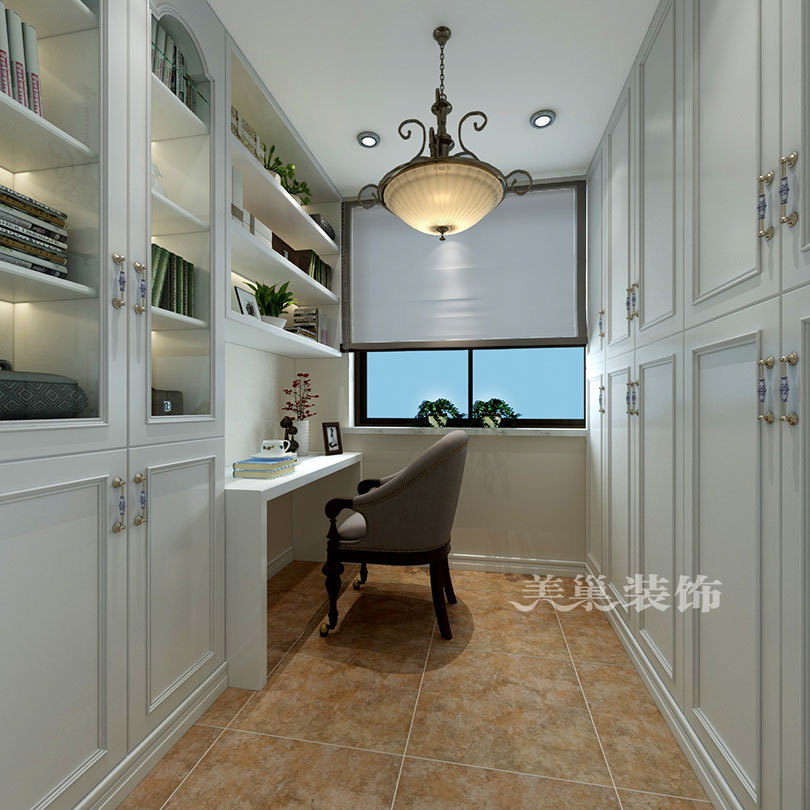 美巢装饰装修效果图，地中海风格清新时尚