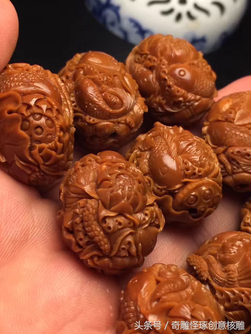 化腐朽为神奇的橄榄核雕,我最喜欢的一串橄榄核雕