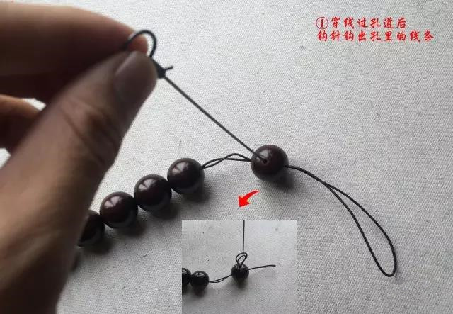 108佛念珠收尾打结教程,菩提念珠108颗怎么打结