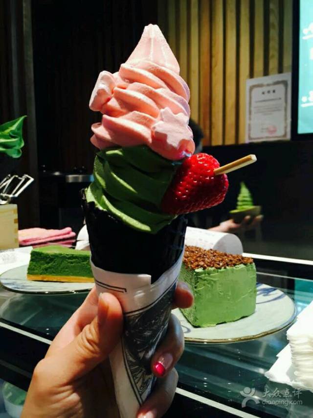 日本京都抹茶冰淇淋,日本超级好吃的抹茶冰淇淋