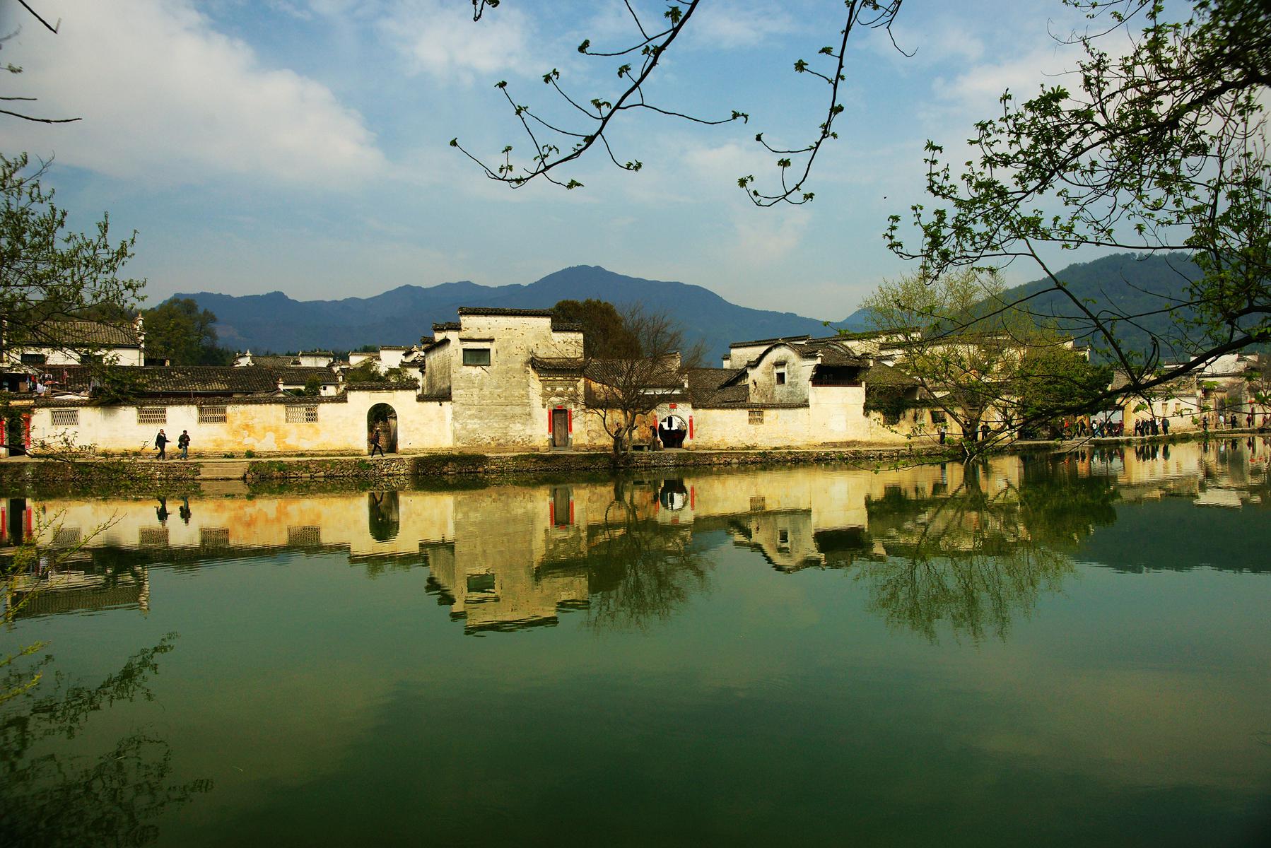 宏村是徽派建筑,宏村徽派古村寨