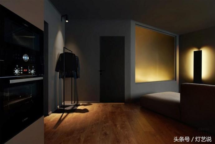 黑暗风格装修宿舍,暗黑系公寓装修效果图