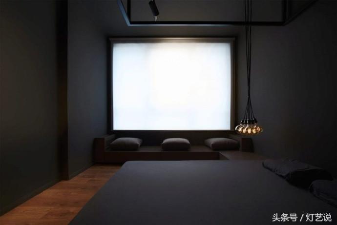 黑暗风格装修宿舍,暗黑系公寓装修效果图