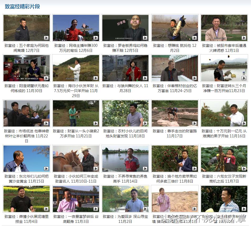 第一致富类节目,不单致穷能力强,取标题也是一绝,赶紧学学