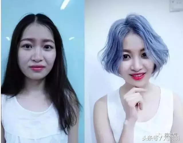 剪这样短发减龄又好打理,减龄瘦脸短发
