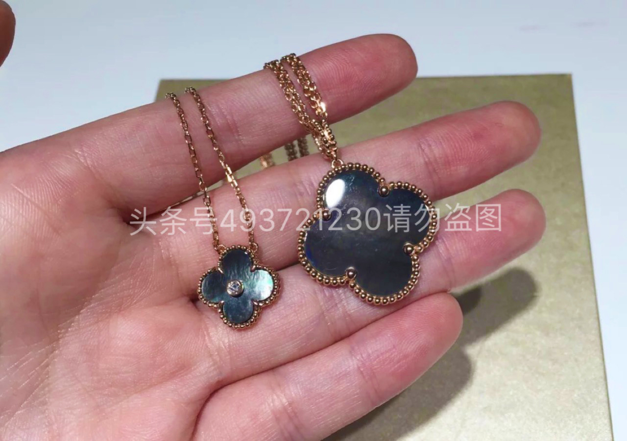 四叶草项链梵克雅宝红色颜色区别,梵克雅宝四叶草项链买什么颜色好