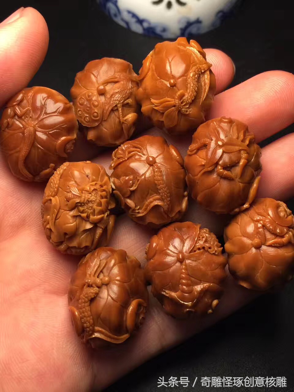化腐朽为神奇的橄榄核雕,我最喜欢的一串橄榄核雕
