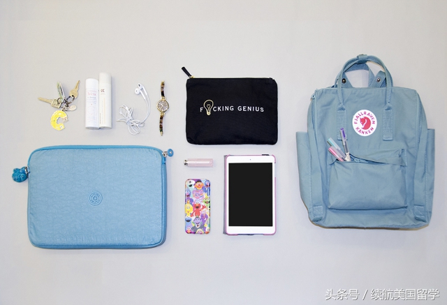 美国学生用的背包,美国高中生包包里有什么