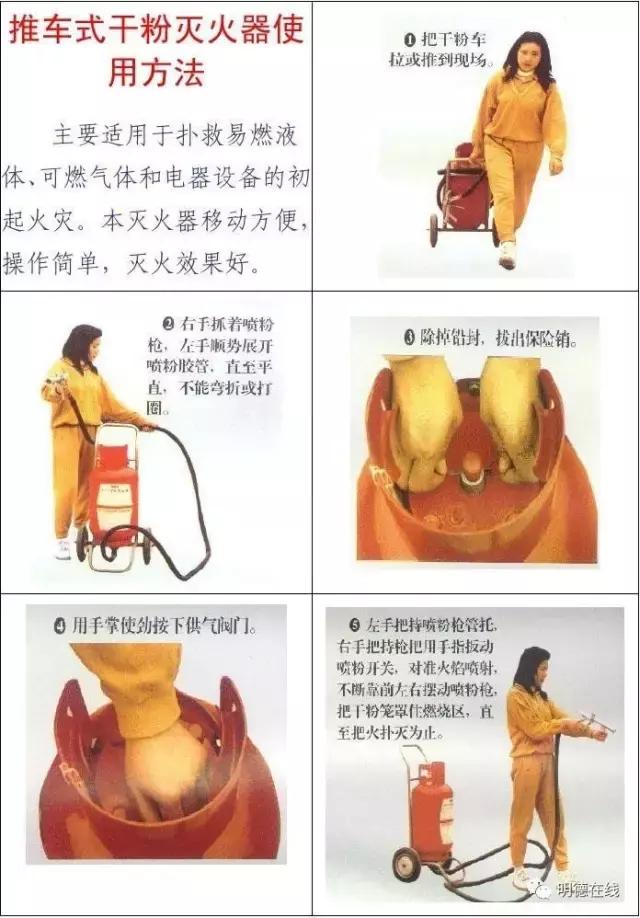 4kg干粉灭火器使用方法和注意事项,干粉灭火器的使用步骤正确顺序是