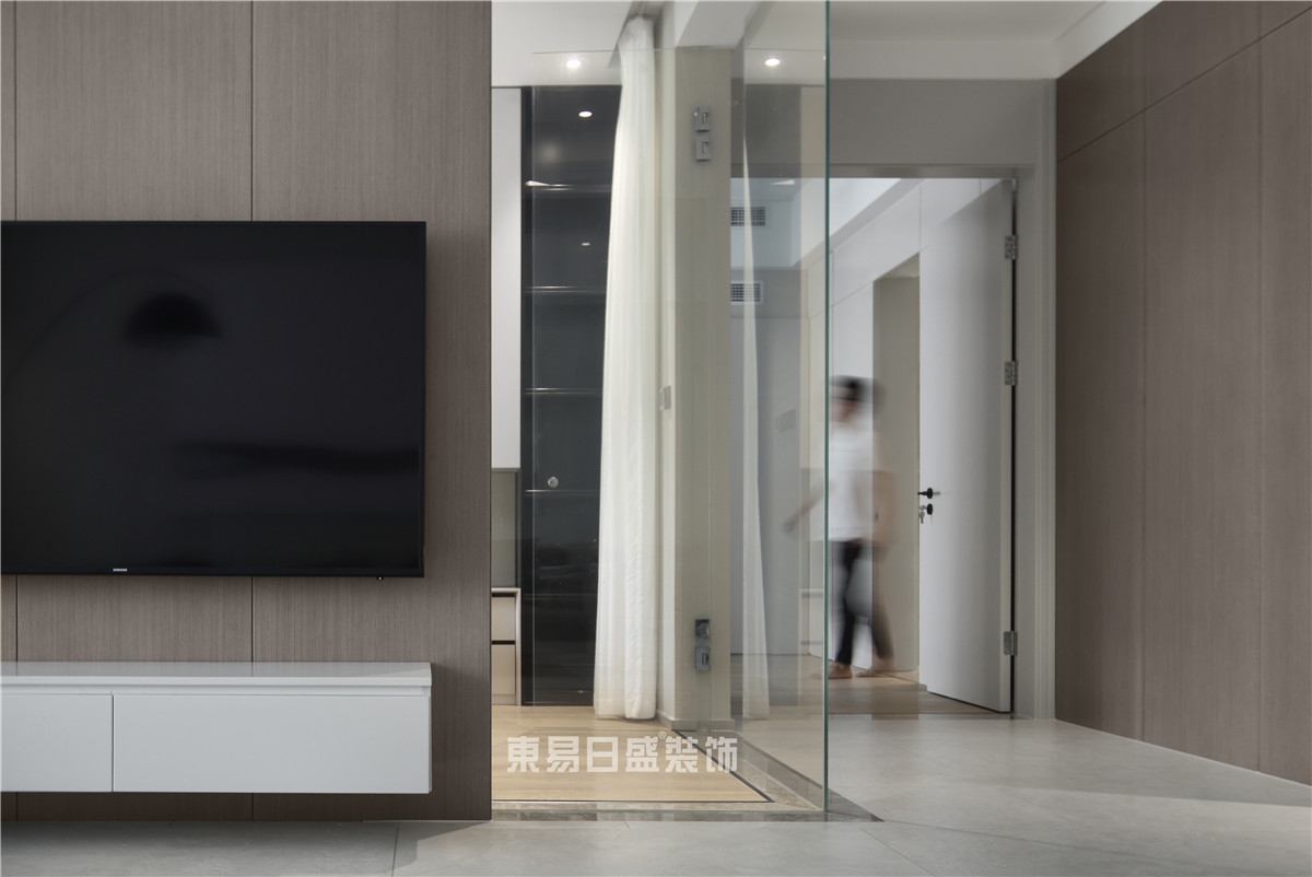 南京110平轻奢装修全包,2万装修140平毛坯房极简风效果图