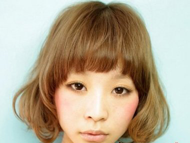 女生波波头卷发发型2015款,10款波波头短发可爱