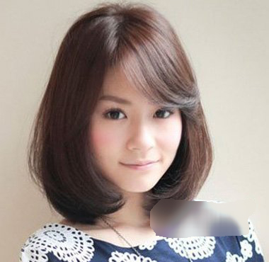 女生波波头卷发发型2015款,10款波波头短发可爱