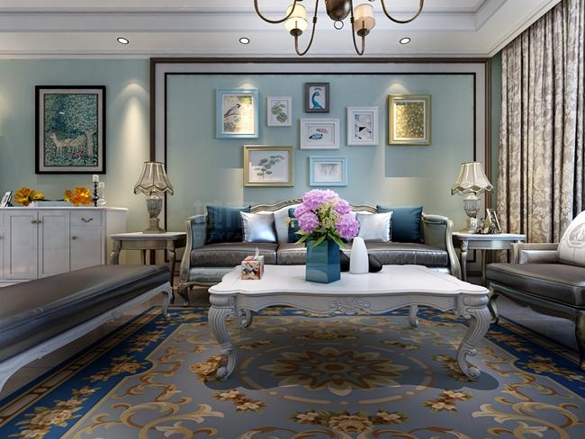 西安140平米轻奢风装修效果图,西安105平中式装修风格效果图