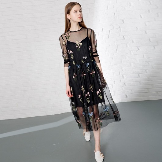 套装碎花裙,紫色碎花裙套装