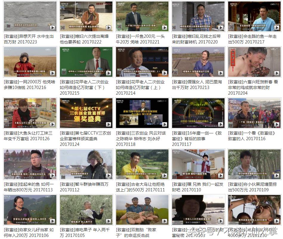 第一致富类节目,不单致穷能力强,取标题也是一绝,赶紧学学