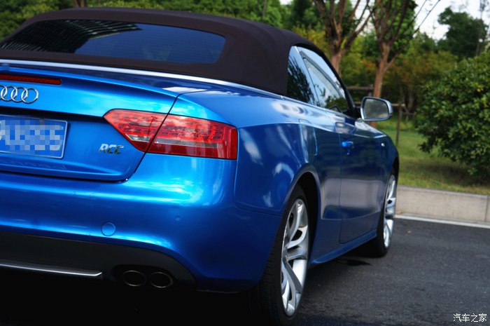 运动感很强新款奥迪s5敞篷版实车,性能和买菜兼顾的2018款奥迪s5