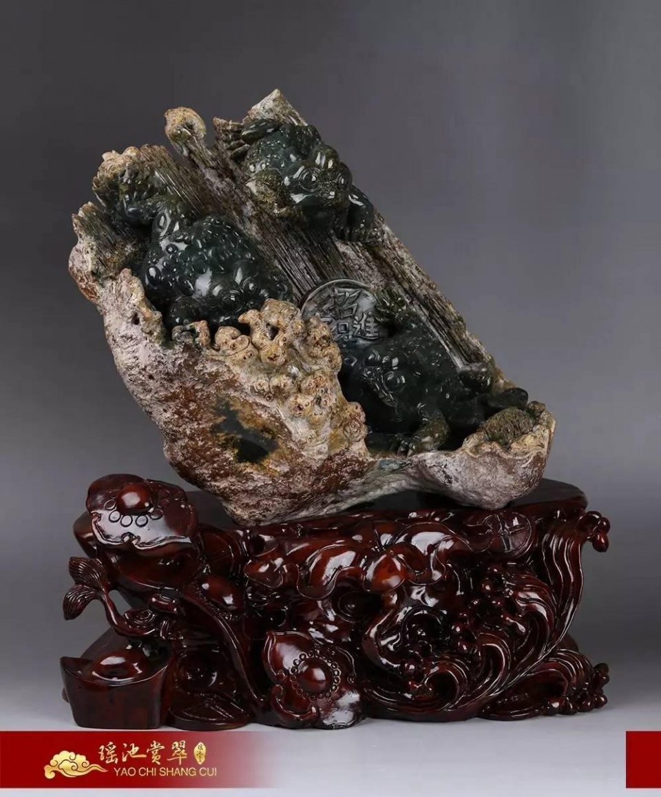 翡翠雕件招财,十种旺财雕件招财又聚宝