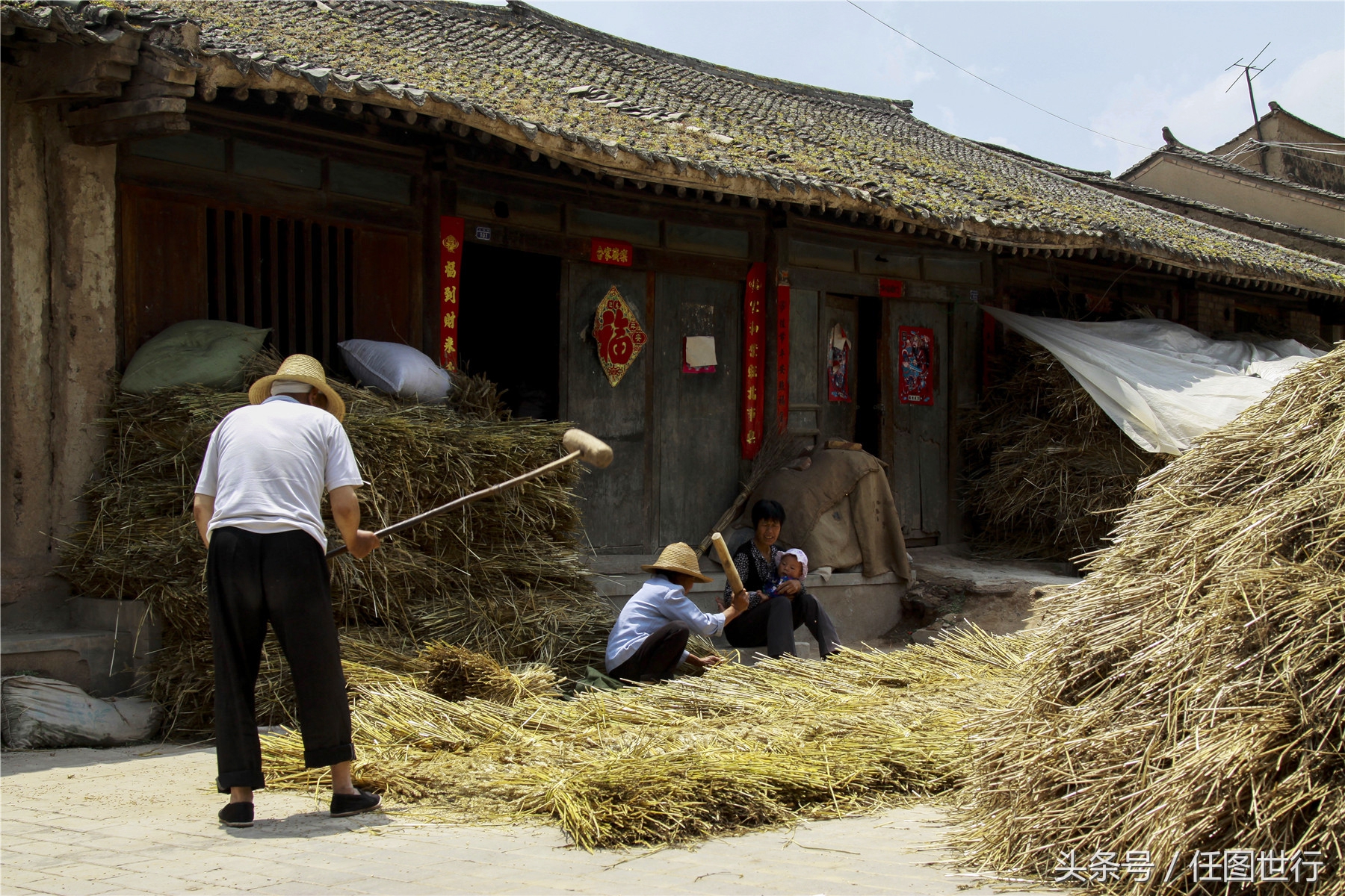 炎炎夏日发的句子,炎炎夏日乡村的说说