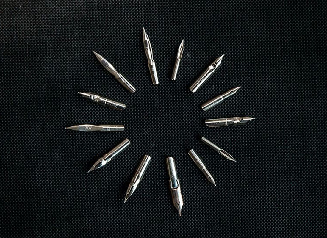 钢笔笔尖中缝大怎么修,笔尖调锋技巧