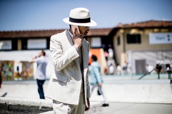 夏天男士专用小草帽,男士草帽穿搭的独特造型