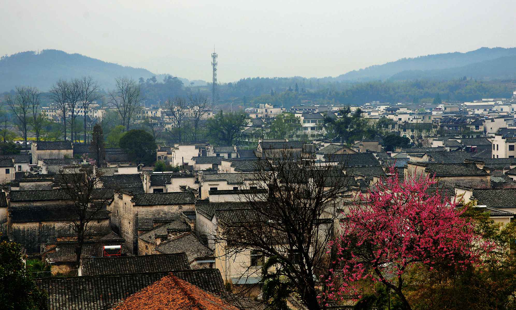 宏村是徽派建筑,宏村徽派古村寨