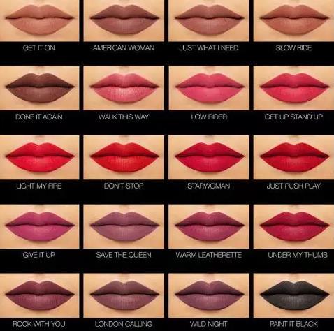 各大牌口红爆款色,大牌最新款口红