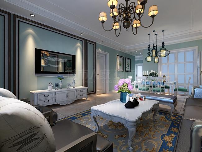 西安140平米轻奢风装修效果图,西安105平中式装修风格效果图