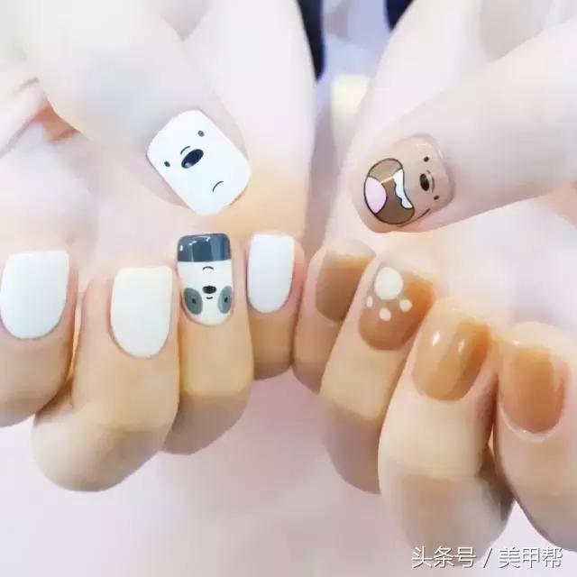 真人美甲款式视频,真实试色美甲