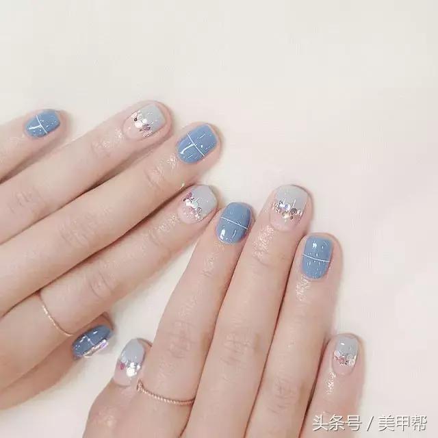 真人美甲款式视频,真实试色美甲