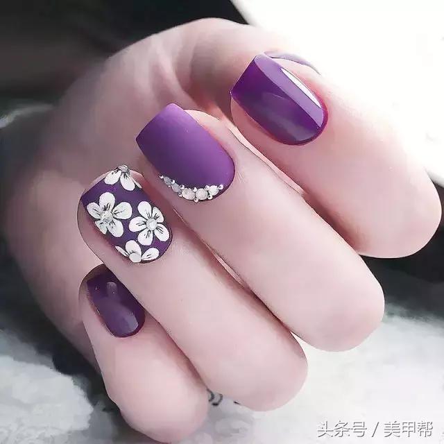 真人美甲款式视频,真实试色美甲