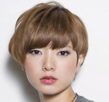 女生波波头卷发发型2015款,10款波波头短发可爱