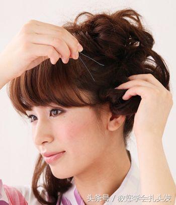 头发长了不要剪，简单做一款打毛花苞头，女神气质十足！