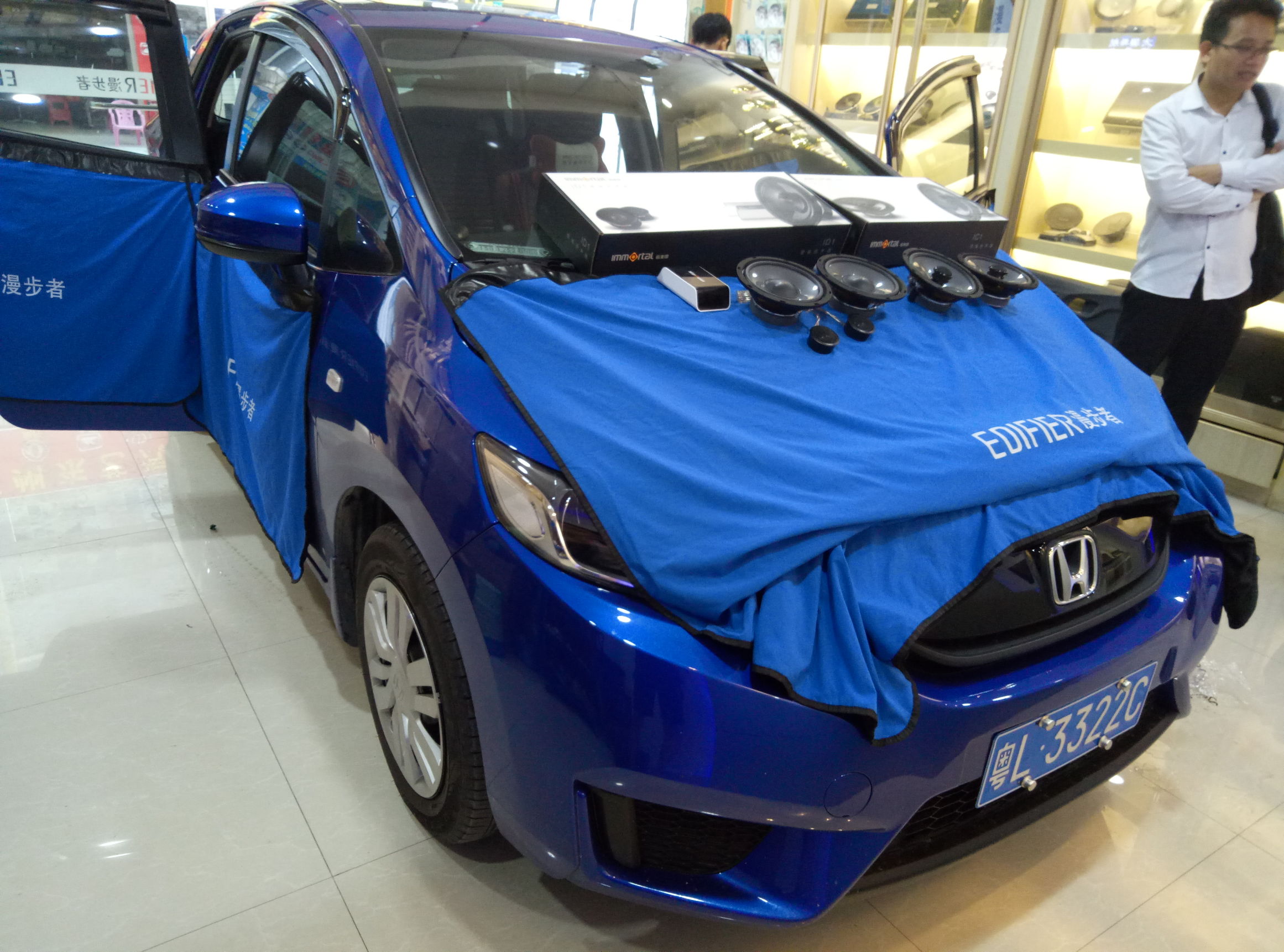 东莞本田飞度音响改装价格,本田飞度改装音响金华