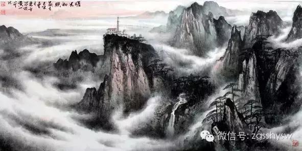 一年级山水画怎么画简单好看,如何画好国画山水画