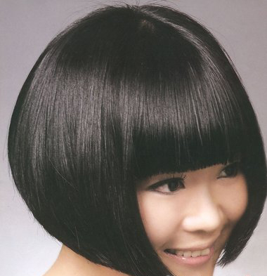 女生波波头卷发发型2015款,10款波波头短发可爱