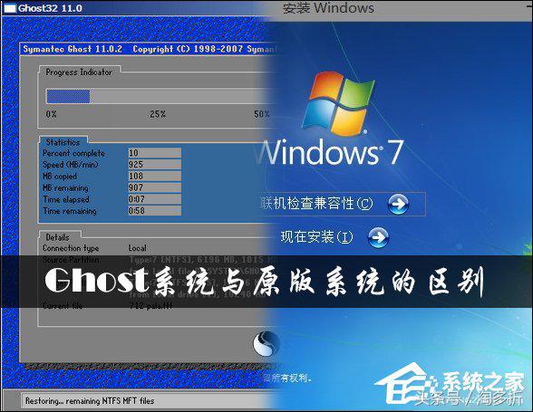 ghost系统和安装版系统的区别,ghost和原版镜像哪个好