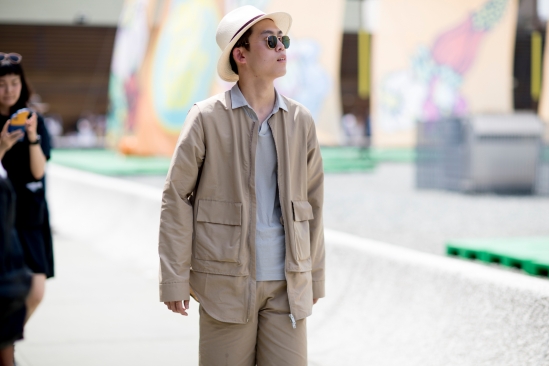 夏天男士专用小草帽,男士草帽穿搭的独特造型