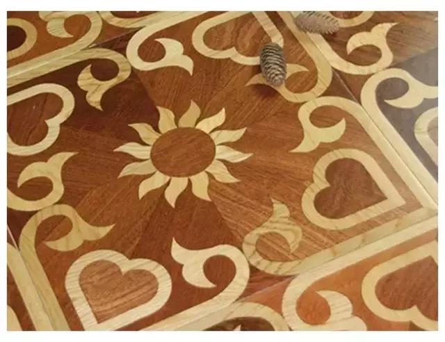 和风雅致拼花地板,中式轻奢拼花木地板