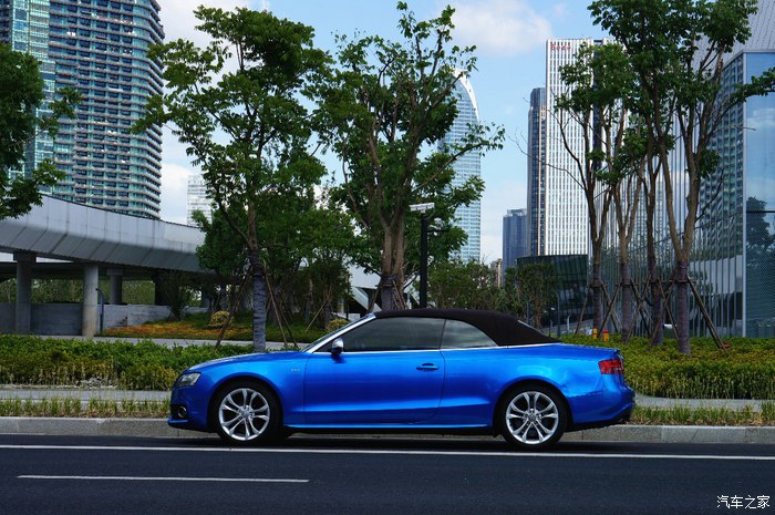 运动感很强新款奥迪s5敞篷版实车,性能和买菜兼顾的2018款奥迪s5