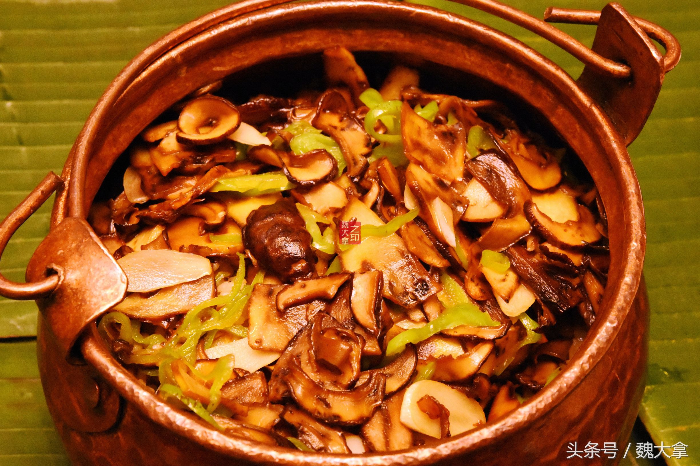 野生山菌冒头梢，婷婷露，小蛮腰-中8楼山野之味化珍馐