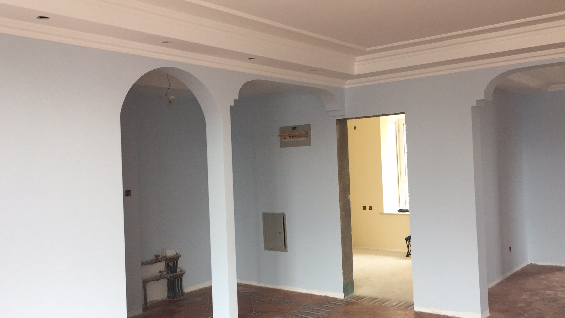 石家*家庄**装e站瑞府美式风装修，邻居都夸好看，纷纷拍照回去照做