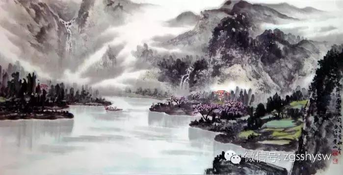 一年级山水画怎么画简单好看,如何画好国画山水画